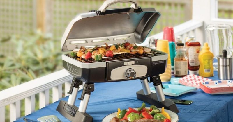 Briefcase-style Portable BBQ Grill